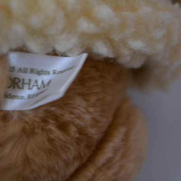 VTG 1985 Jointed Tan Gorham Collector Ricky Rodeobear Teddy Bear Plush Soft 13" - Picture 7 of 12